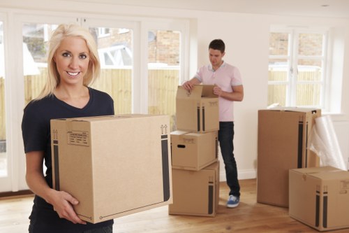 Local moving team handling a residential move in St John's Wood