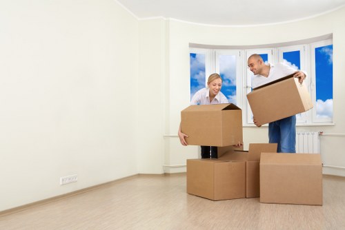 Careful loading for a local move in St John’s Wood