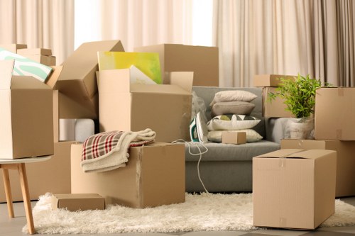 Professional movers handling a flat relocation in St John’s Wood