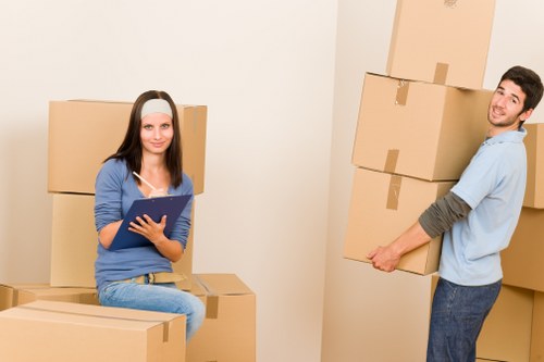 Business relocation materials prepared for a local office move